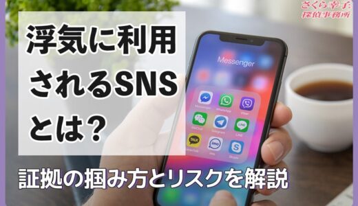 浮気に利用されるSNSとは？証拠の掴み方とリスクを解説