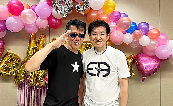 山田聡社長と秋山博康さん