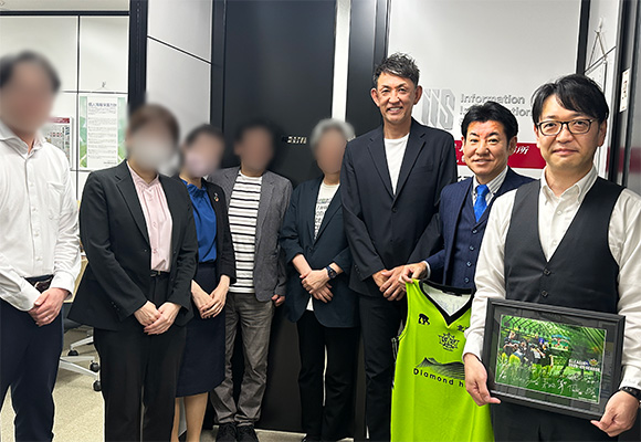折茂社長との記念撮影
